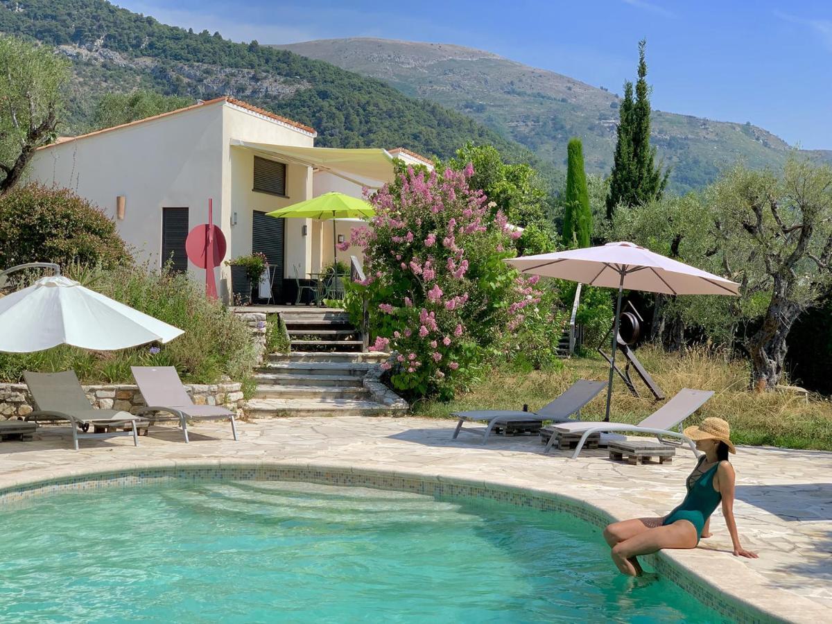 Maison D'Hotes Bleu Azur Tourrettes-sur-Loup Esterno foto